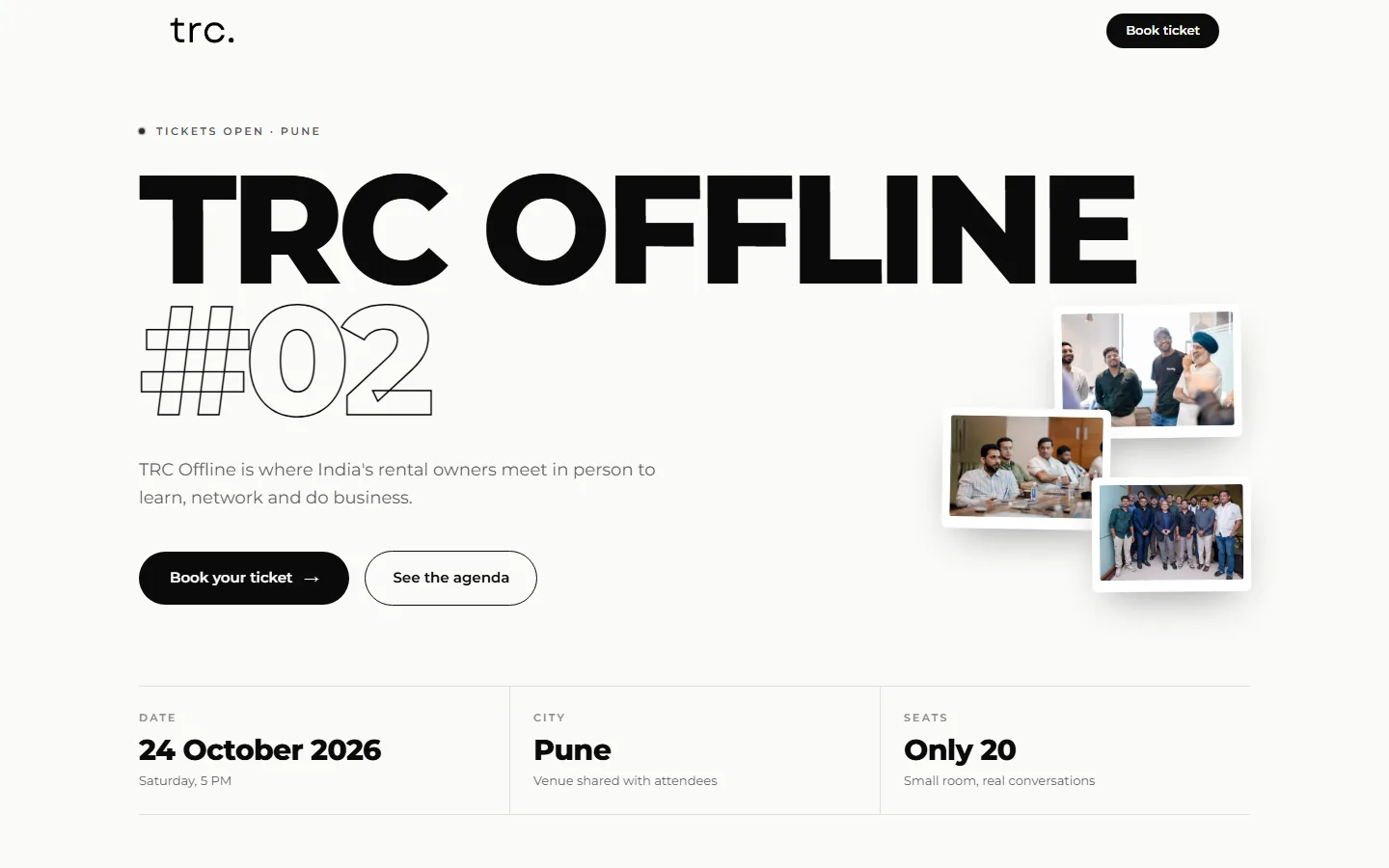 TRC Offline website